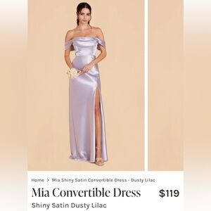 Birdy Grey Dusty Lilac Convertible Dress